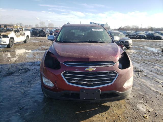 2GNALDEK8H1610409 - 2017 CHEVROLET EQUINOX PREMIER RED photo 5