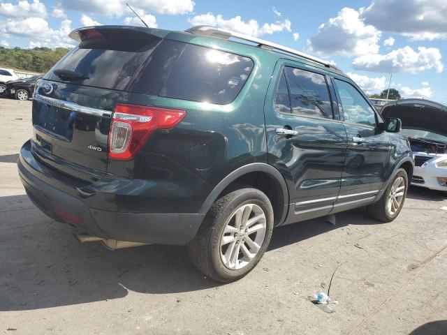 1FM5K8D82DGB81173 - 2013 FORD EXPLORER XLT GREEN photo 3