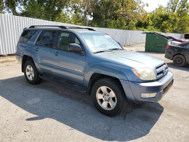 JTEBT14R048012764 - 2004 TOYOTA 4RUNNER SR5 BLUE photo 4