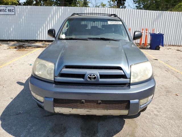 JTEBT14R048012764 - 2004 TOYOTA 4RUNNER SR5 BLUE photo 5