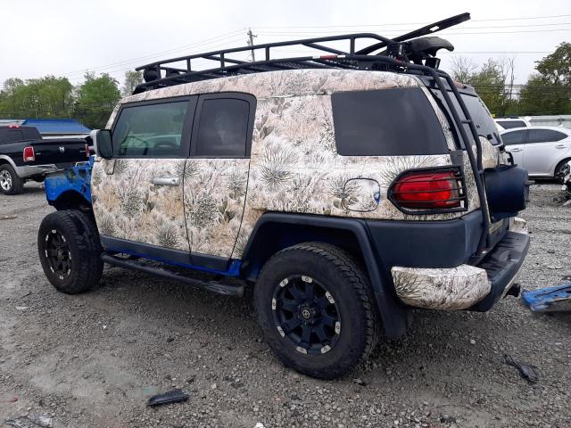 JTEBU11F980102040 - 2008 TOYOTA FJ CRUISER BLUE photo 2