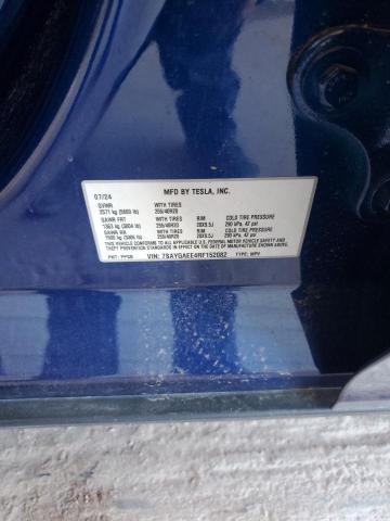 7SAYGAEE4RF152082 - 2024 TESLA MODEL Y Azul foto 13