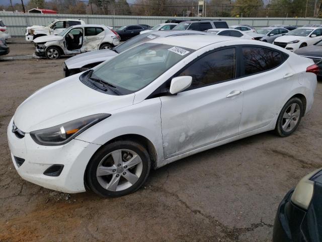 5NPDH4AE1BH014555 - 2011 HYUNDAI ELANTRA GLS WHITE photo 1