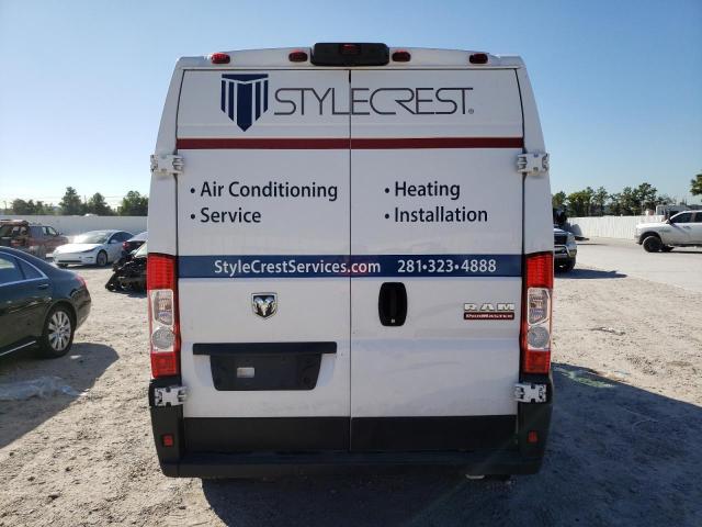 3C6TRVDG8LE139660 - 2020 RAM PROMASTER 2500 HIGH თეთრი ფოტო 6