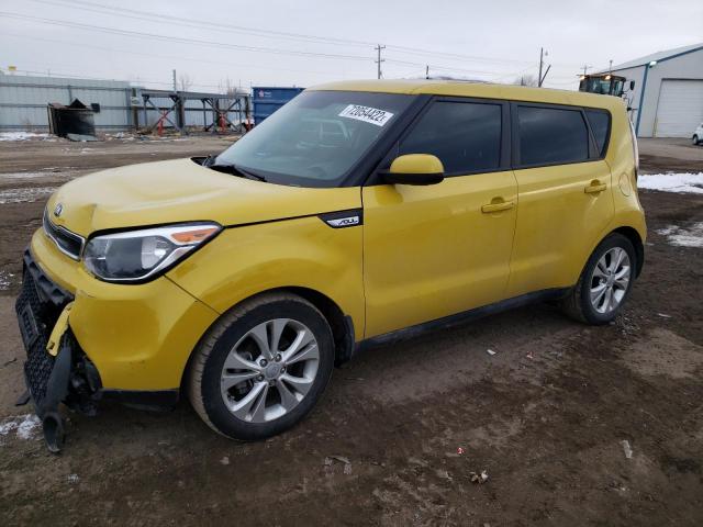 KNDJP3A51F7192511 - 2015 KIA SOUL + YELLOW photo 1