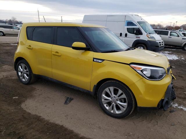 KNDJP3A51F7192511 - 2015 KIA SOUL + YELLOW photo 4