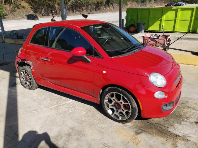 3C3CFFBR1FT652412 - 2015 FIAT 500 SPORT RED photo 4