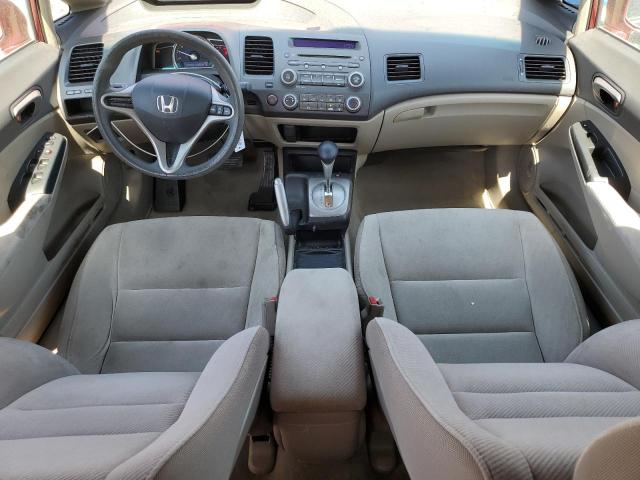 2HGFA16599H541655 - 2009 HONDA CIVIC LX RED photo 8