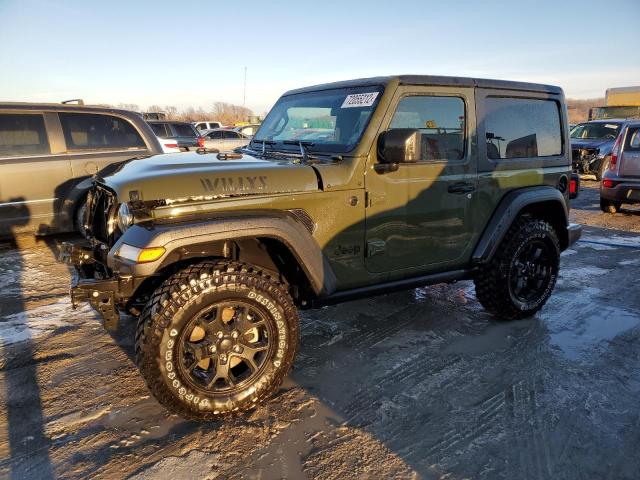 1C4GJXANXNW142942 - 2022 JEEP WRANGLER SPORT GREEN photo 1