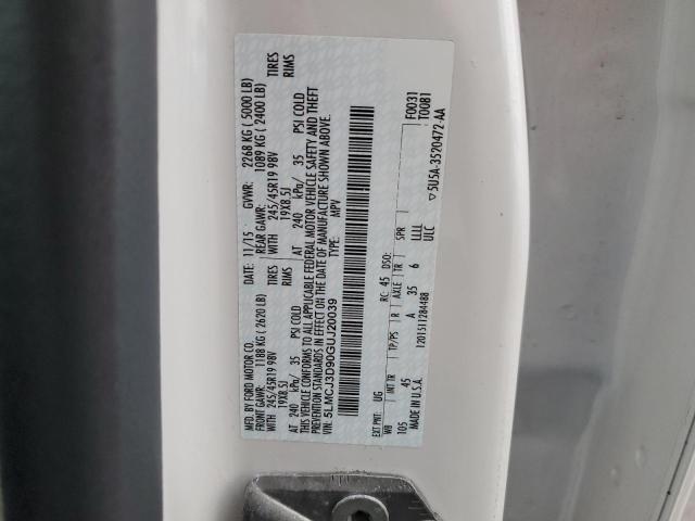 5LMCJ3D90GUJ20039 - 2016 LINCOLN MKC RESERVE WHITE photo 13