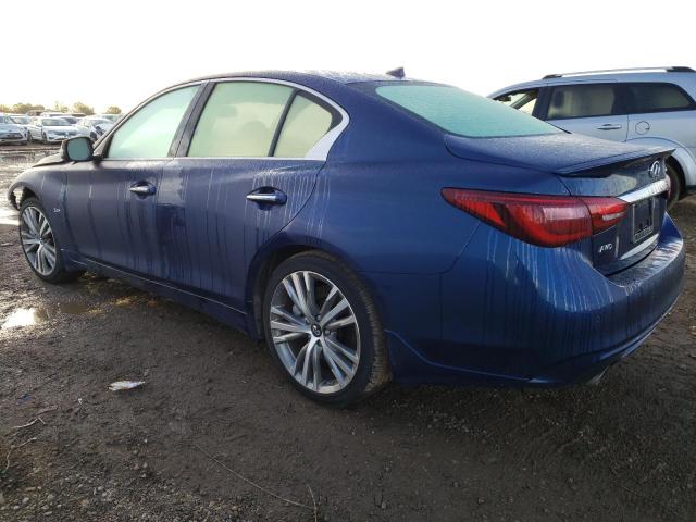 JN1EV7AR0KM557776 - 2019 INFINITI Q50 LUXE BLUE photo 2