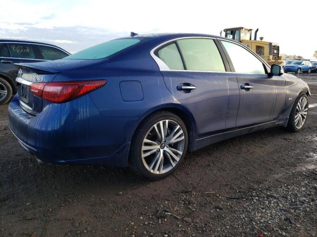 JN1EV7AR0KM557776 - 2019 INFINITI Q50 LUXE BLUE photo 3