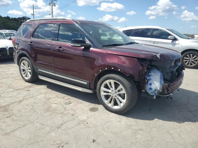 1FM5K7D82JGB39401 - 2018 FORD EXPLORER XLT MAROON photo 4