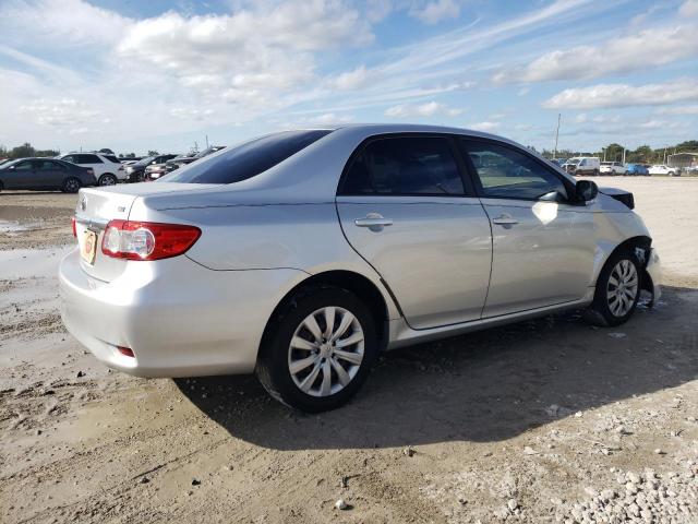 JTDBU4EE9C9173816 - 2012 TOYOTA COROLLA BASE SILVER photo 3