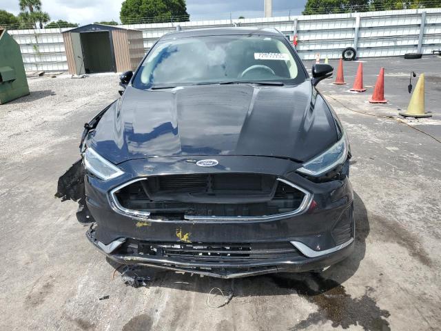 3FA6P0CD6KR102299 - 2019 FORD FUSION SEL BLACK photo 5