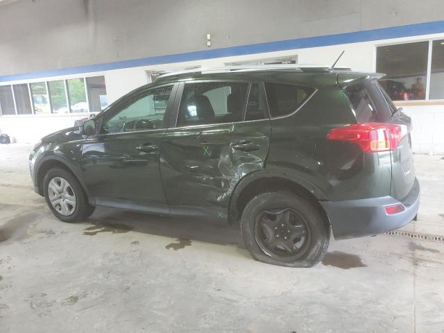 2T3BFREV6DW033943 - 2013 TOYOTA RAV4 LE GREEN photo 2
