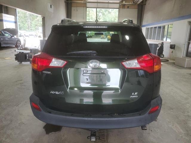 2T3BFREV6DW033943 - 2013 TOYOTA RAV4 LE GREEN photo 6
