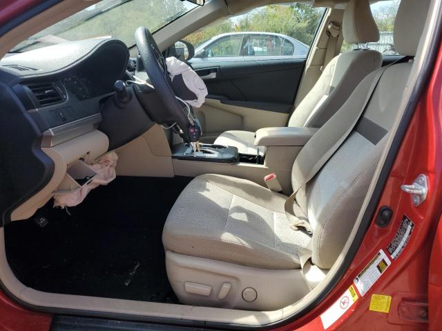 4T1BF1FK4CU617447 - 2012 TOYOTA CAMRY BASE RED photo 7