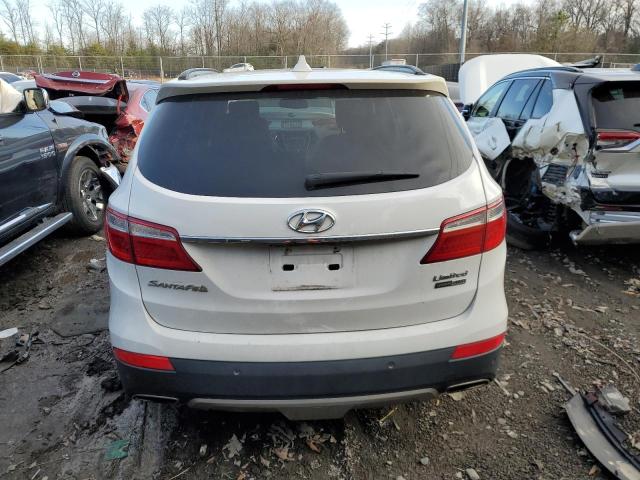 KM8SRDHF0FU097311 - 2015 HYUNDAI SANTA FE GLS WHITE photo 6