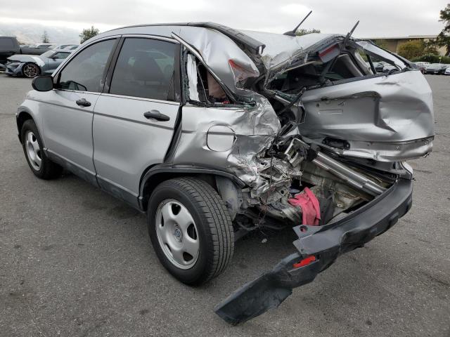 5J6RE48369L051314 - 2009 HONDA CR-V LX SILVER photo 2