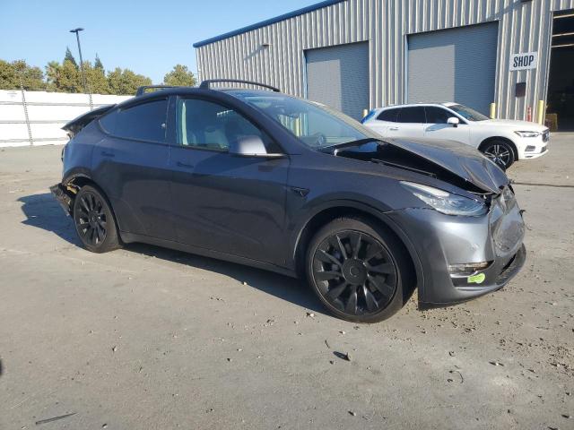 5YJYGAEE4MF155005 - 2021 TESLA MODEL Y 灰色 照片 4