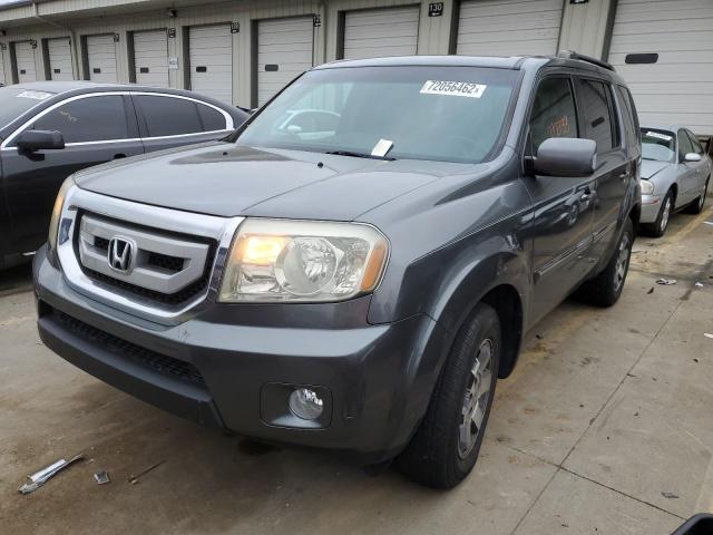 5FNYF4H9XBB069942 - 2011 HONDA PILOT TOURING GRAY photo 1