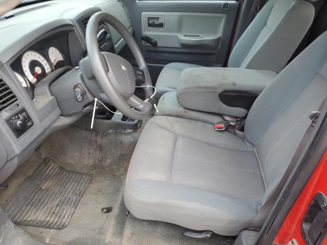 1D7HE22K85S138210 - 2005 DODGE DAKOTA ST RED photo 7