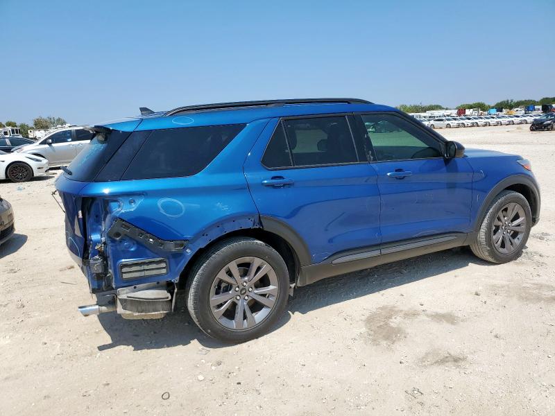1FMSK7DH8NGB00935 - 2022 FORD EXPLORER XLT Көк фото 3