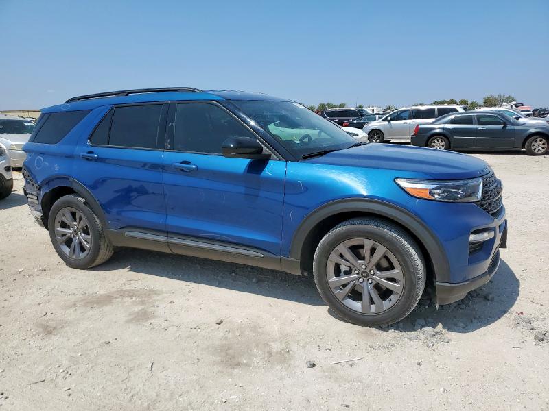 1FMSK7DH8NGB00935 - 2022 FORD EXPLORER XLT Көк фото 4