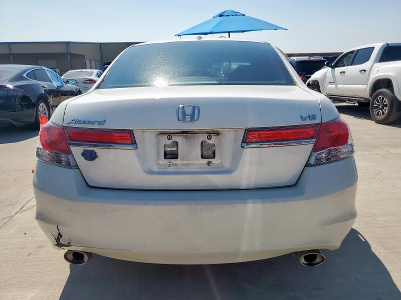 1HGCP3F80CA030266 - 2012 HONDA ACCORD EXL WHITE photo 6