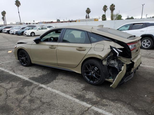 JHMFL4H87SX002663 - 2025 HONDA CIVIC SPORT BROWN photo 2