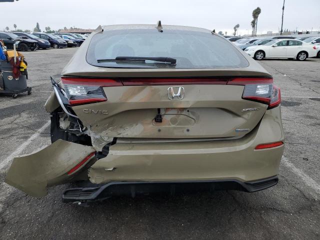 JHMFL4H87SX002663 - 2025 HONDA CIVIC SPORT BROWN photo 6