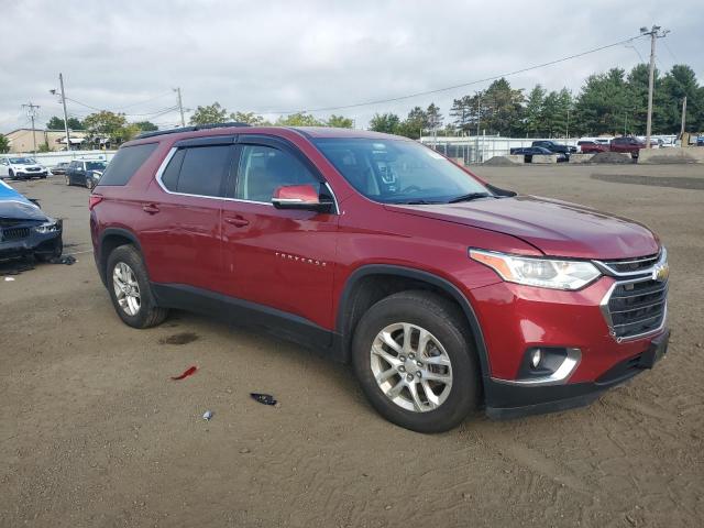 1GNEVGKW8MJ108830 - 2021 CHEVROLET TRAVERSE LT 红色 照片 4
