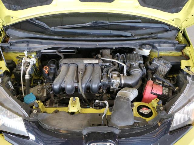 JHMGK5H51GX022806 - 2016 HONDA FIT LX YELLOW photo 11