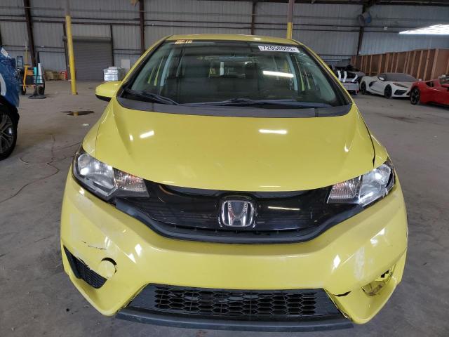 JHMGK5H51GX022806 - 2016 HONDA FIT LX YELLOW photo 5