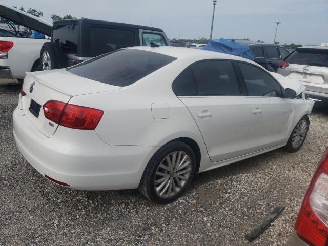 3VWL17AJ0EM209198 - 2014 VOLKSWAGEN JETTA SEL WHITE photo 3