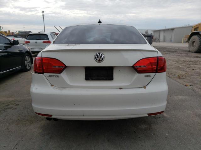 3VWL17AJ0EM209198 - 2014 VOLKSWAGEN JETTA SEL WHITE photo 6