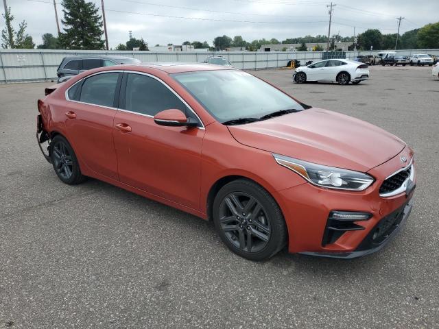 3KPF54AD9KE085368 - 2019 KIA FORTE EX Orange photo 4