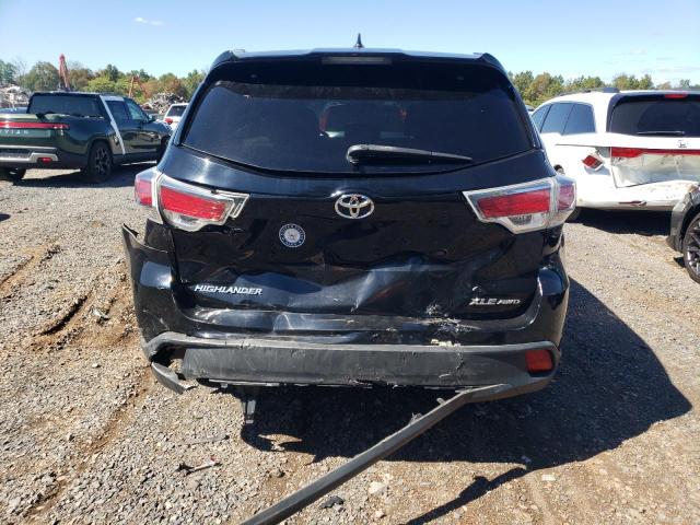 5TDJKRFH7GS314297 - 2016 TOYOTA HIGHLANDER XLE أسود صورة 6