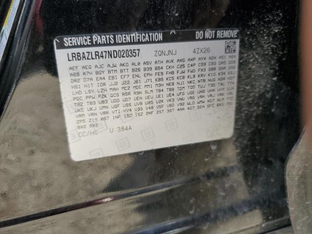 LRBAZLR47ND020357 - 2022 BUICK ENVISION PREFERRED 黑色 照片 13