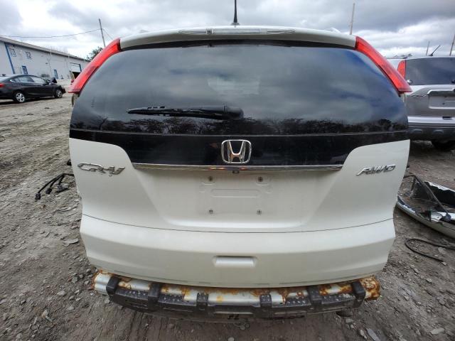 5J6RM4H78EL028665 - 2014 HONDA CR-V EXL WHITE photo 6