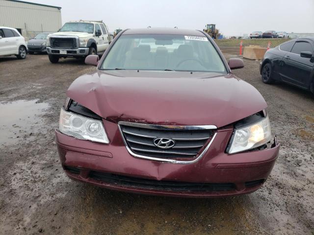 5NPET46C89H519092 - 2009 HYUNDAI SONATA GLS RED photo 5