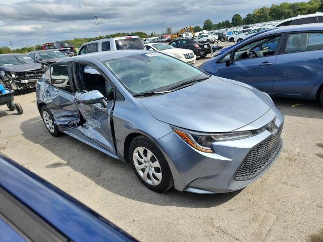 5YFEPMAE1MP192978 - 2021 TOYOTA COROLLA LE 蓝色 照片 4