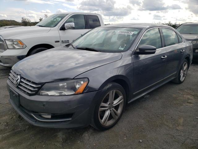 1VWBN7A36DC044842 - 2013 VOLKSWAGEN PASSAT SE GRAY photo 1