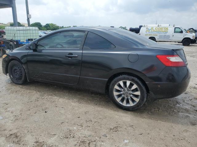 2HGFG12899H519671 - 2009 HONDA CIVIC EX BLACK photo 2
