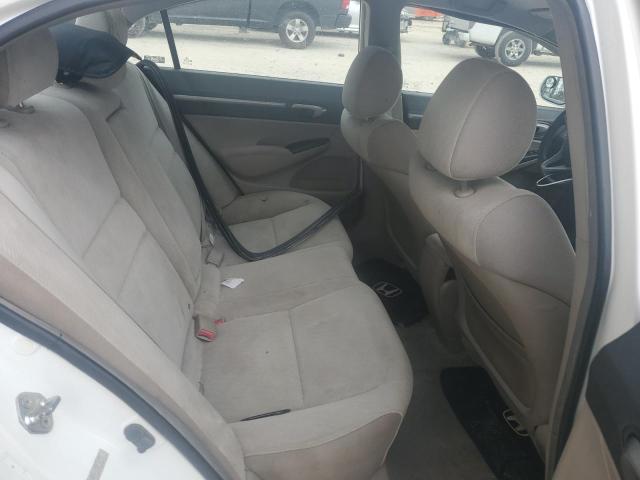 19XFA16859E042226 - 2009 HONDA CIVIC EX WHITE photo 10