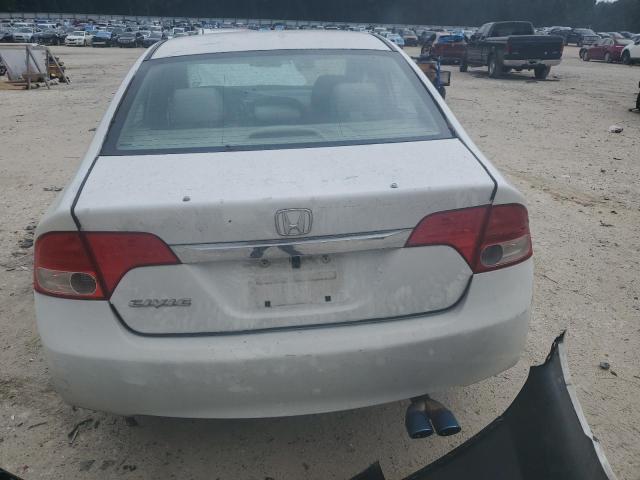 19XFA16859E042226 - 2009 HONDA CIVIC EX WHITE photo 6