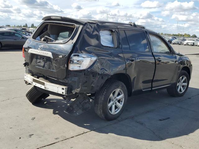 JTEDS41A682065649 - 2008 TOYOTA HIGHLANDER BLACK photo 3