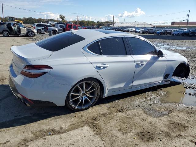 KMTG34TA6NU101885 - 2022 GENESIS G70 BASE WHITE photo 3