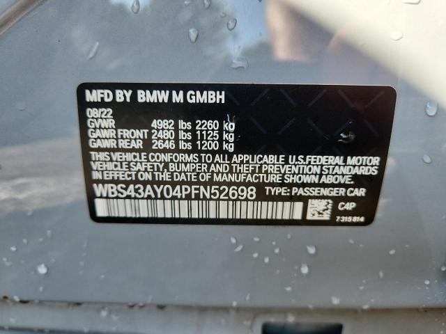 WBS43AY04PFN52698 - 2023 BMW M3 COMPETITION 灰色 照片 13